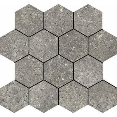Stoneland Grey mozaiek hexagon op net van 29x27cm
