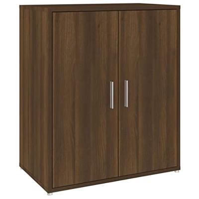 VidaXL Schoenenkast 60x35x70 cm bewerkt hout bruin eikenkleur