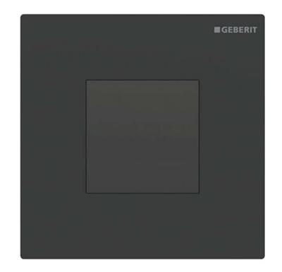 Bedieningsplaat Geberit Type 10 230V Sqaure Mat Zwart