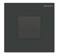 Bedieningsplaat Geberit Type 10 230V Sqaure Mat Zwart - thumbnail