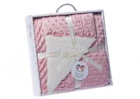 Gamberritos babydeken fleece 80 x 110 cm zalm - thumbnail