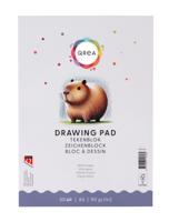 Tekenblok qrea a5 50vel 90gr gelijmd - thumbnail