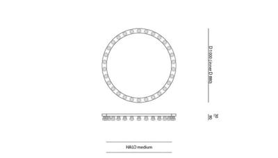JSPR - Halo Medium single Hanglamp