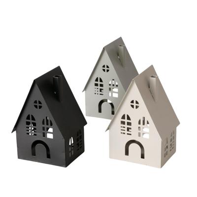 Boltze Home lantaarn huis b7,3xh12,9cm