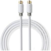 Nedis CSBW41000WT30 Satelliet- & Antennekabel F Male - F Male 3,0 M Wit - thumbnail