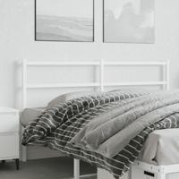 Hoofdbord 160 cm metaal wit - thumbnail