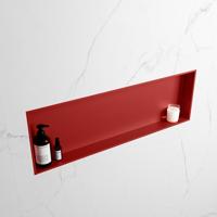 MONDIAZ EASY Nis 89,5x29,5cm in solid surface kleur Fire | Fire. 1 vak geschikt voor in- of opbouw - thumbnail