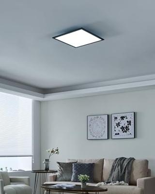 Eglo Plafonnière Zigbee Salobrena-Z 45x45cm zwart 900051