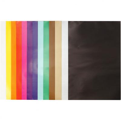 Creativ Company Glanspapier, vel 24x32 cm, 80 gr, diverse kleuren, 50 vel/ 1 doos
