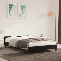 Bedframe zonder matras 120x200 cm fluweel zwart - thumbnail