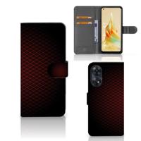 OPPO Reno8 T 4G | Telefoon Hoesje | Geruit Rood - thumbnail