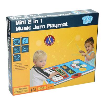 Lobbes Muziek mat met piano & drums