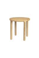 Zuiver Ronde Bijzettafel 'Storm' Eikenhout, 45cm, kleur Naturel - thumbnail
