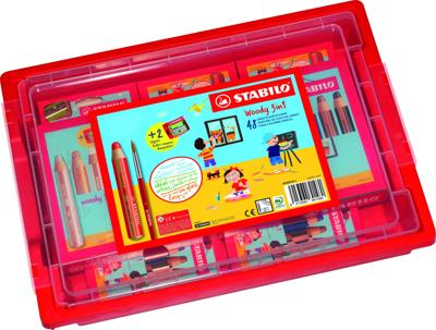 Kleurpotlood stabilo 882 woody 3 in 1 48st ass