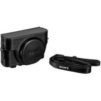 Sony RX100 leather case met mic jack opening (LCJRXKB.SYH) - thumbnail