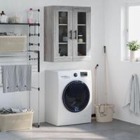 Hangkast 69,5x34x90 cm grijs sonoma eikenkleurig - thumbnail