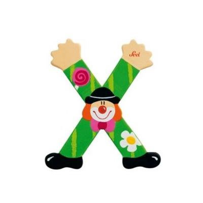 Sevi letter clown x: 10 cm (81760)