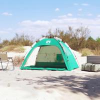 strandtent 2-persoons waterdicht snelontgrendeling zeegroen - thumbnail