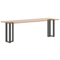 Console tafelpoten 2st T-vormig 38x25x(72-73)cm staal antraciet - thumbnail