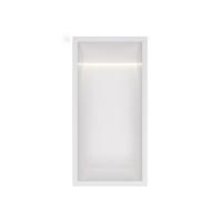 Hotbath &MORE Inbouwnis 30x15x10cm met LED IP44 Mat Wit - thumbnail