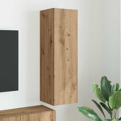 TV Wandkast Ambachtelijk eiken 30 x 31 x 100 cm Bewerkt hout TV Wandkast Ambachtelijk eiken 30 x 31 x 100 cm Bewerkt hout