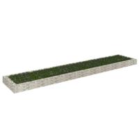 Gabion plantenbak verhoogd 500x100x20 cm gegalvaniseerd staal - thumbnail