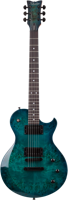 Schecter Solo II Standard, Ocean Blue Burl - thumbnail