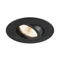 SLV Ronde led spotNew Tria 75 zwart - 3000K - 750lm - 38g - 1007404 - thumbnail