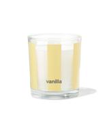 HEMA Geurkaars in glas ⌀7x8cm vanille (lichtgeel) - thumbnail