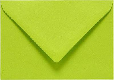 Envelop Papicolor C6 114x162mm appelgroen pak à 6 stuks Envelop Papicolor C6 114x162mm appelgroen pak à 6 stuks