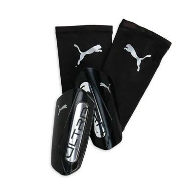 Voetbal Beenbeschermers Puma Ultra Light Sleeve Zwart Maat XS