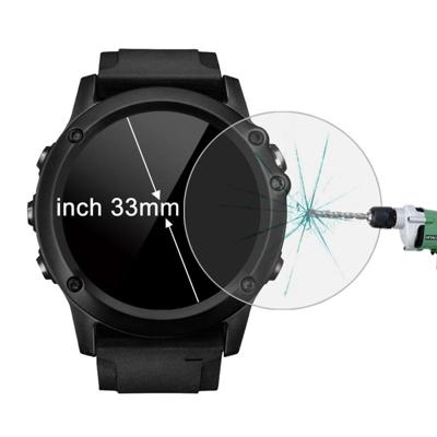 ENKAY Hat-Prins voor 33mm Diameter circulaire Dial Smart Watch 0.2mm 9H oppervlakte hardheid 2.15D gebogen explosieveilige getemperd glas scherm Film