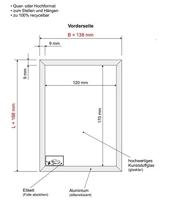Fotolijst MAUL design 13x18cm aluminium frame zilver - thumbnail