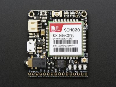 Adafruit FONA 808 - Mini Cellular GSM + GPS Breakout [ADA2542]
