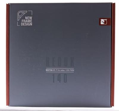 Noctua NF-P14S REDUX-1200 PWM PC-ventilator Grijs (b x h x d) 140 x 140 x 25 mm