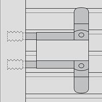 Basi 1600-0100 Rolluikvergrendeling Zilver - thumbnail