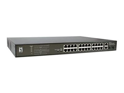 LevelOne FGP-2831 netwerk-switch Unmanaged Fast Ethernet (10/100) Power over Ethernet (PoE) 1U Zwart LevelOne FGP-2831 netwerk-switch Unmanaged Fast Ethernet (10/100) Power over Ethernet (PoE) 1U Zwart