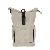 NORLÄNDER Nubuck Fiets Rugtas Taupe - thumbnail