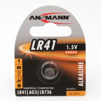 ANSMANN alkaline batterij LR41 1 Stuk zilver - thumbnail