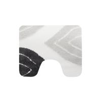 Dutch House Paris Toiletmat 60x50 cm Grijs/Wit - thumbnail