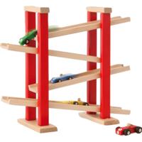 Eichhorn autobaan van hout met 3 raceauto's - thumbnail