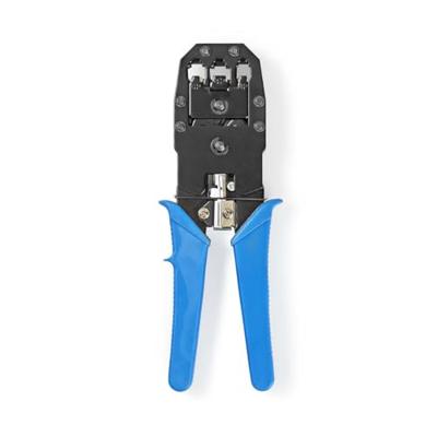 Nedis Krimptang | CAT5 / CAT5e / CAT6 / CAT6a / RJ10 / RJ11 / RJ45 | Snijden / Strippen / Tang | ABS / Staal | Blauw - CCGB89510BU Nedis Krimptang | CAT5 / CAT5e / CAT6 / CAT6a / RJ10 / RJ11 / RJ45 | Snijden / Strippen / Tang | ABS / Staal | Blauw - CCGB89510BU