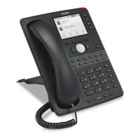 Snom D765 IP-telefoon, SIP bureautelefoon, 12 SIP identiteiten, hoge-resolutie kleurenscherm, 16 LED-functietoetsen, Bluetooth, USB, Gigabit, 2x Gigabit Ethernet, Zwart, 00003917 - thumbnail