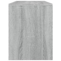Kaptafelkruk 70x35x45 cm bewerkt hout grijs sonoma eikenkleurig - thumbnail