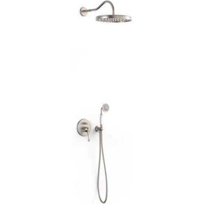Regendouche set Tres Clasic | Inbouw | Mengkraan | 2-weg | Vintage | RVS look