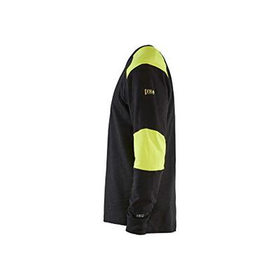 Blåkläder Vlamvertragend T-Shirt lange mouwen 34571761 | Marine/High-Vis Geel | Maat M - 7330509725634 Blåkläder Vlamvertragend T-Shirt lange mouwen 34571761 | Marine/High-Vis Geel | Maat M - 7330509725634
