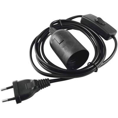 Eurolite 51100666 Lampfitting E27 230 V 60 W Met eurostekker, Met wipschakelaar Eurolite 51100666 Lampfitting E27 230 V 60 W Met eurostekker, Met wipschakelaar