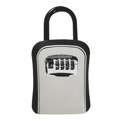 Auto wachtwoord lock opbergdoos veiligheid Box Hook installatie-gratis kluis (grijs)