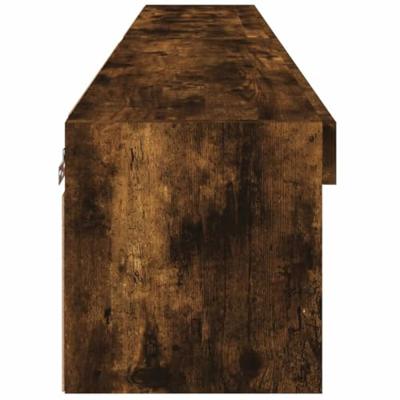 Tv-meubels met LED-verlichting 2 st 80x30x30 cm gerookt eiken - thumbnail