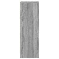 Dressoir met LED 77x34x100 cm bewerkt hout grijs sonoma eiken - thumbnail